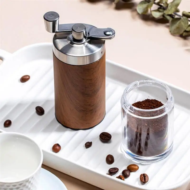 

Multifunction Coffee Grinders Stainless Steel Coffee Miller Portable Hand Crank Bean Cereals Grinder Kitchen Coffeeware