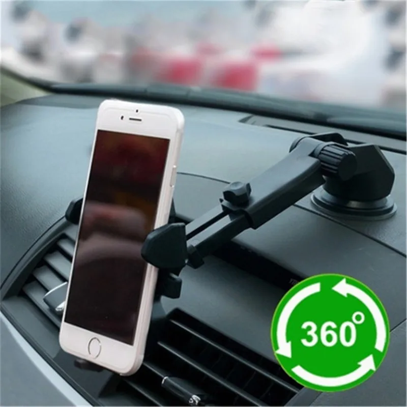 Универсальный автомобильный держатель для телефона на присоске автомобильная