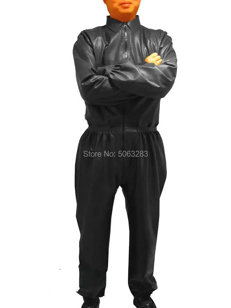 100% латексная одежда ручной работы резиновый костюм Tanksuit латексный |