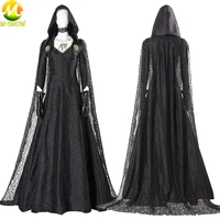 evil 8 village vampire lady daniela cosplay dress bela dimitrescu cosplay costume lady dimitrescu daughters black dress any size