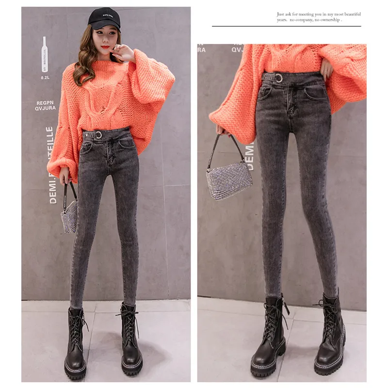 JUJULAND европейский стиль классические женские джинсы с высокой талией винтажные