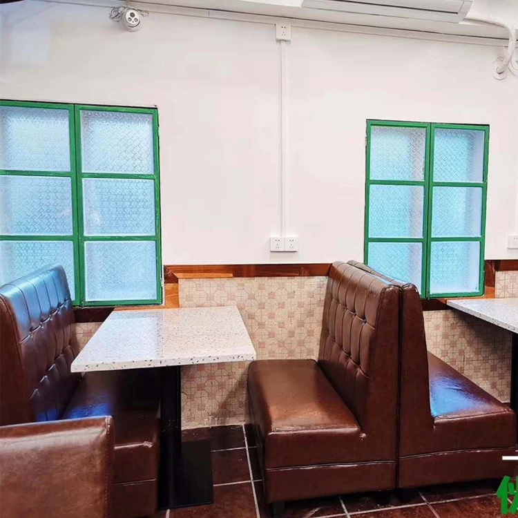 

Simple Coffee Shop Milk Tea Shop Sofa Table and Chair Combination Dessert Shop Reception Room Rest Area Leisure Card Slot