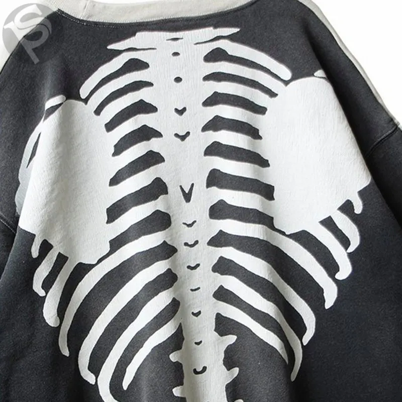 

Urban Streetwear Sweatshirts Men Women High Quality Pullover KAPITAL Fashion Casual Hoodie