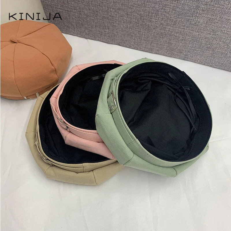 Британский женский берет с короткими полями весенне летний тонкий дышащий