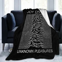 joy division unknown pleasures ultra soft micro fleece throw blanket lightweight quilt for sofa bedroom office travel 80x6