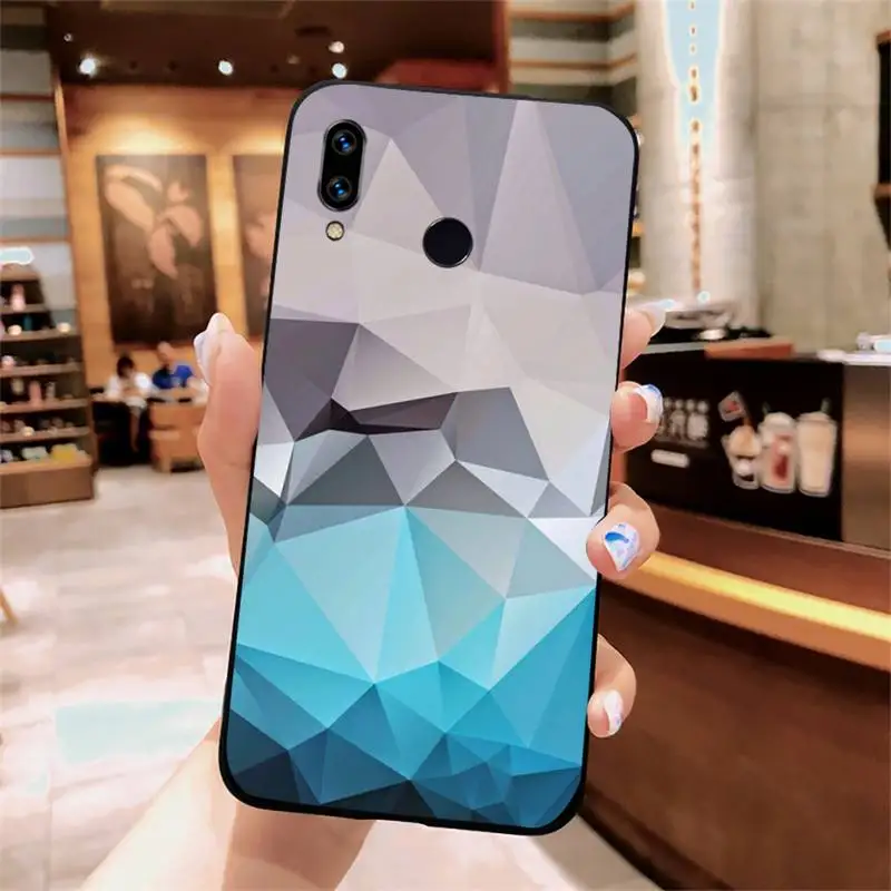 

Pink geometric marble Phone Case For Xiaomi Redmi note 7 8 9 t k30 max3 9 s 10 pro lite