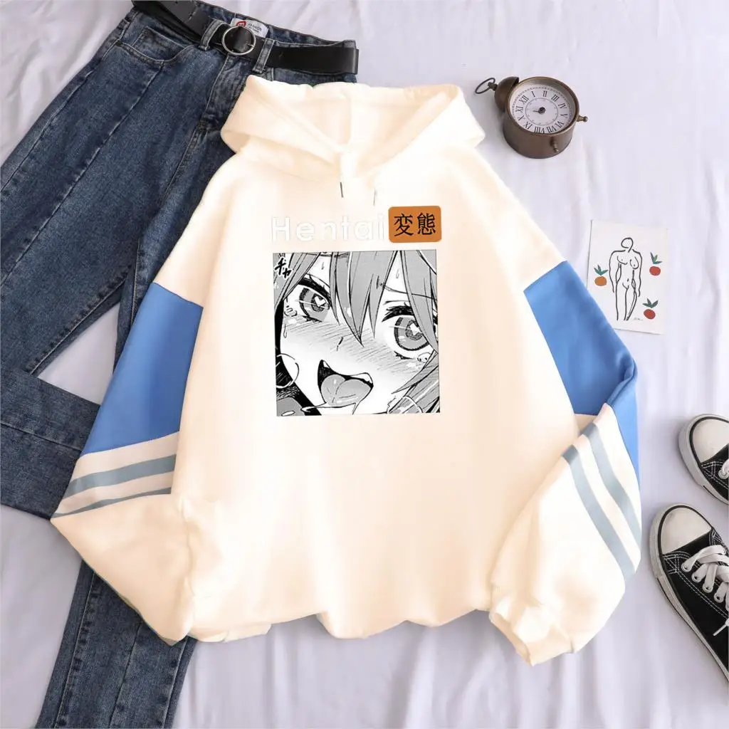 Новое поступление худи Ahegao с разноцветным принтом женская сексуальная одежда