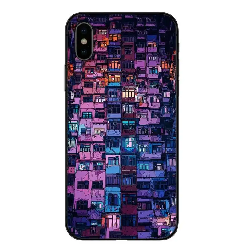 

Tall building Phone Case for iphone 11 PRO MAX coque TPU fundas for iphone 8 7 PLUS XR X XS 6S SE 2020 cover