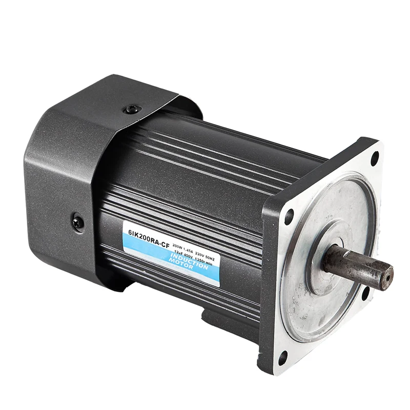 

80mm 25w high torque low noise single phase ac magnetic brake speed control motor