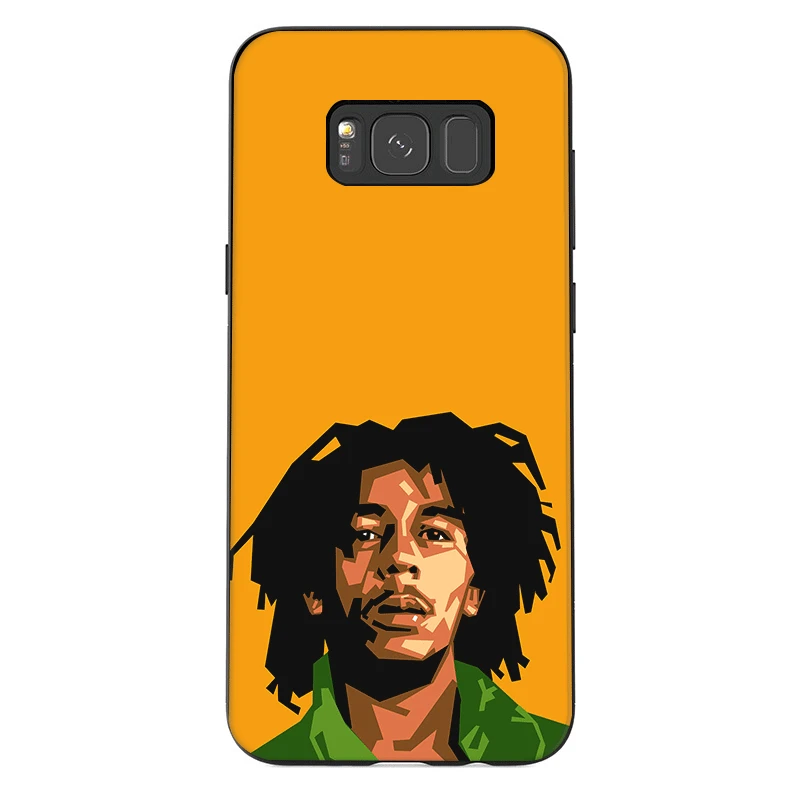 Чехол для телефона для samsung J6 A70 A60 A50 A40 A20 A30 A10 A7 A6 A5 A3 A8 A9 чехол от bob marleys раста Лев регги "сделай сам"