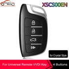 Универсальный Бесконтактный смарт-ключ KEYECU XHORSE XSCS00EN, цветной Кристальный стиль для VVDI VVDI2, мини-ключ, инструмент, английская версия