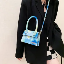 2022 New Pu Mini Bag Autumn and Winter Fashion Gradient Ins Girls Messenger Tote Bag Luxury Designer Bag