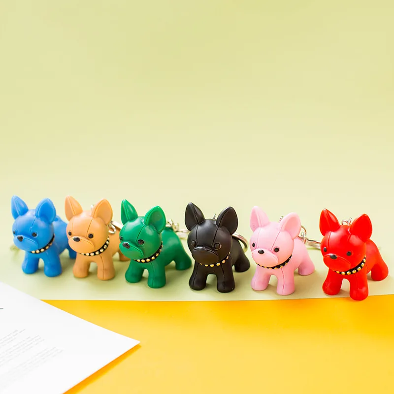 Франция мультфильм метод боев брелки с собаками милая кукла брелок креативный на