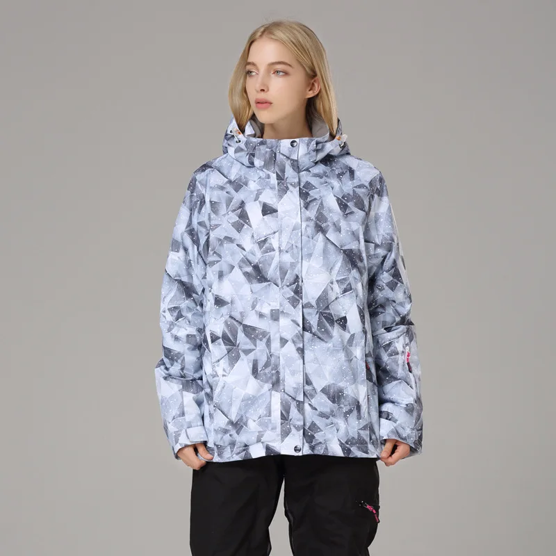 

2021 Winter New Women Ski Suit Outdoor Snowboard Jacket Warm Ski Jacket Windproof Waterproof Breathable Top Cotton Jacket