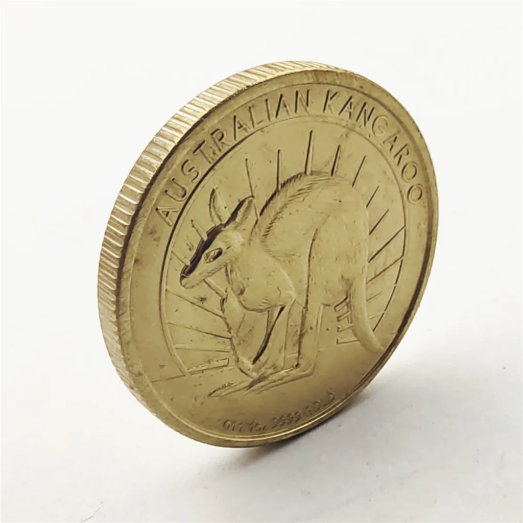 

Australian Kangaroo 2011 Brass Commemorative Coin Copy Non-currency Coins