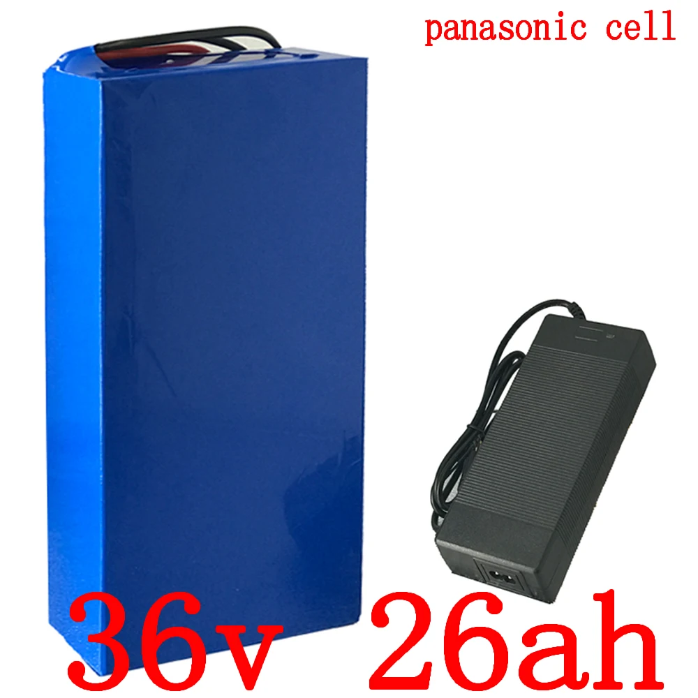 

36V 500W 1000W ebike battery 36V 25AH electric bike battery 36v 26ah lithium battery pack use panasonic cell with 42V 5A charger