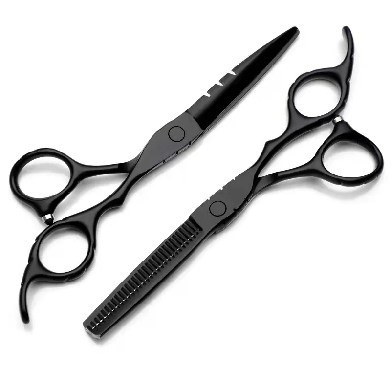 Professional 6 Inches Japan Steel  Hair Cutting Scissors Thinning Scissors For Salon Cutting