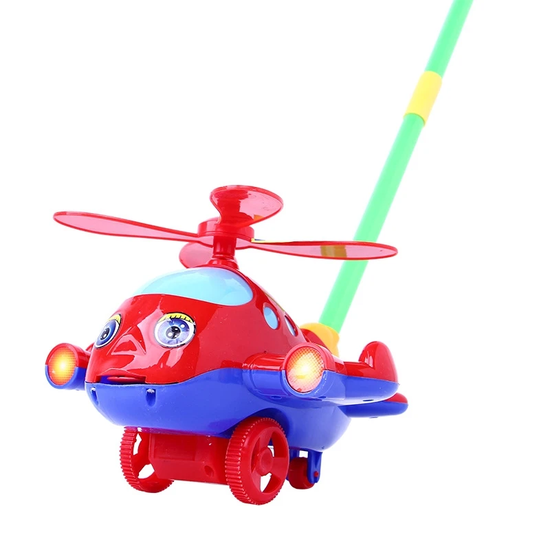 1pcs Creative Cartoon Baby Walker Fashion Hot Sell Tongue Out Toy Airplane Model For Kids Gift Cute Outdoor Sport Toys