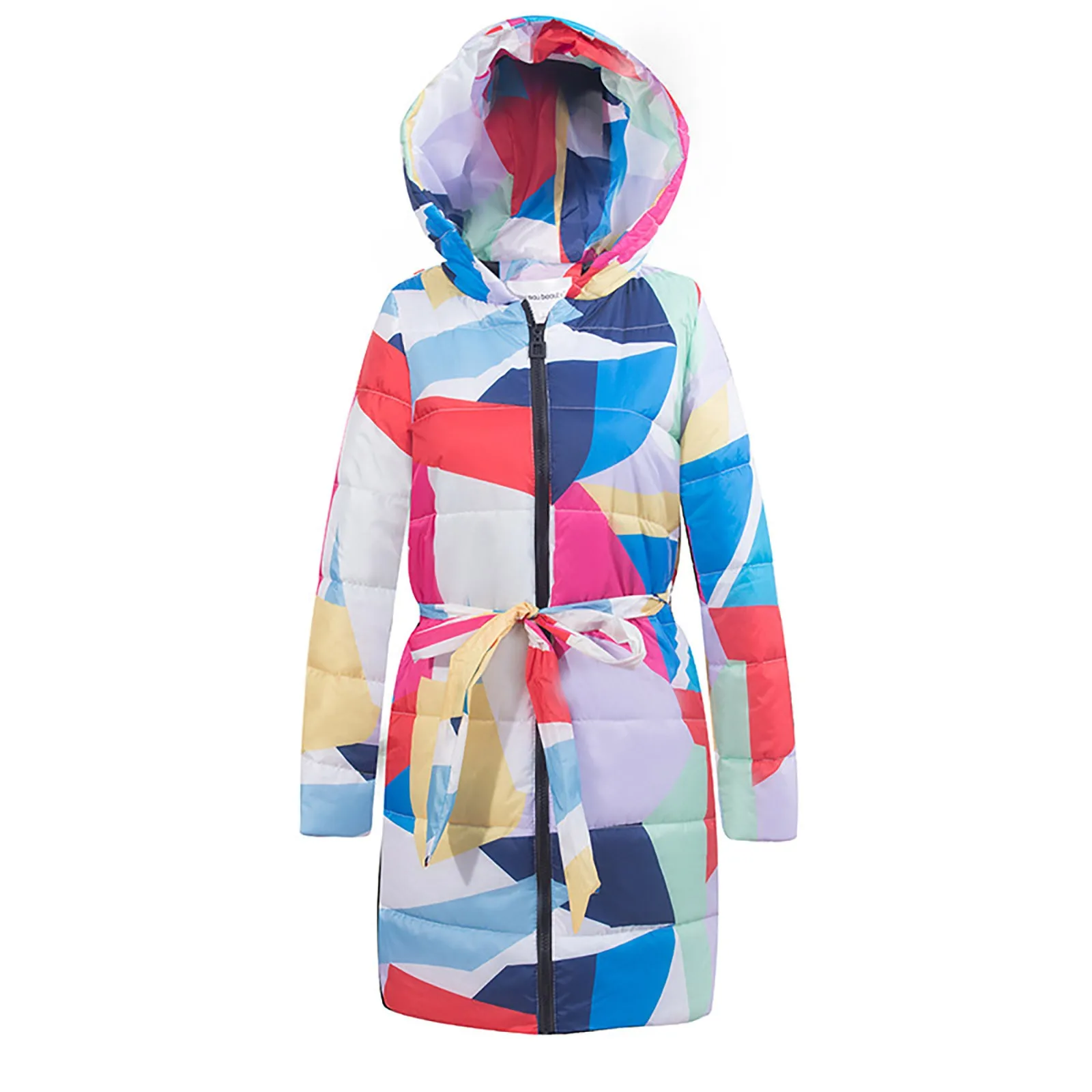 

Coats Jacket Women Mid-length Hooded Cotton Retro Plus For Winter Style Size Women's Coat Coat