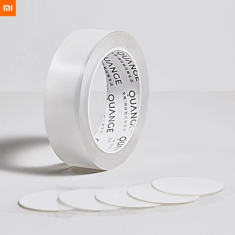 

NEW2022 new xiaomi quange Glue Multifunctional Double-sided Non-marking tape reusable Fixed Glass Wall Universal Adhesive Tape