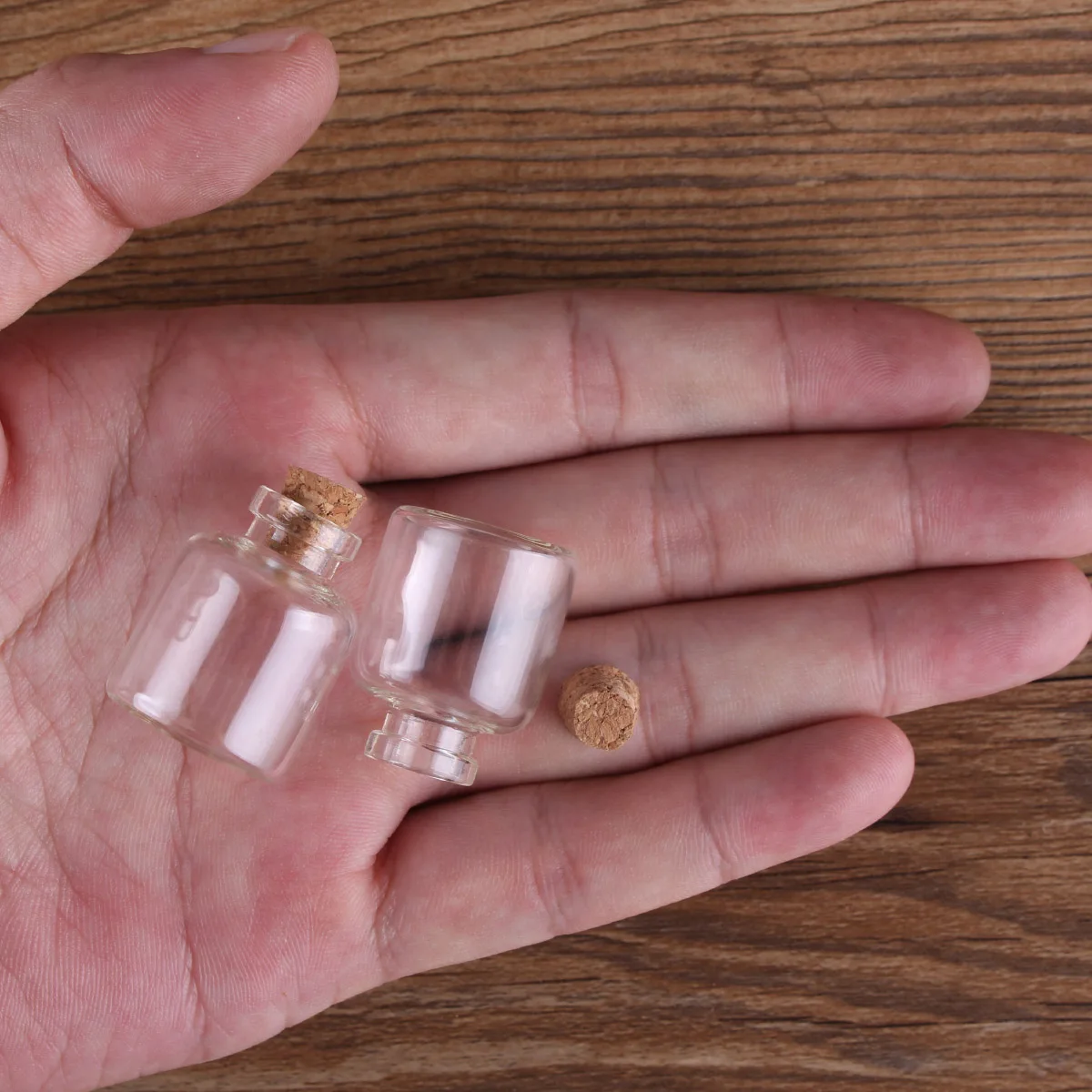 10 шт. стеклянные бутылки с пробкой 4 мл 22 х28х7 мм