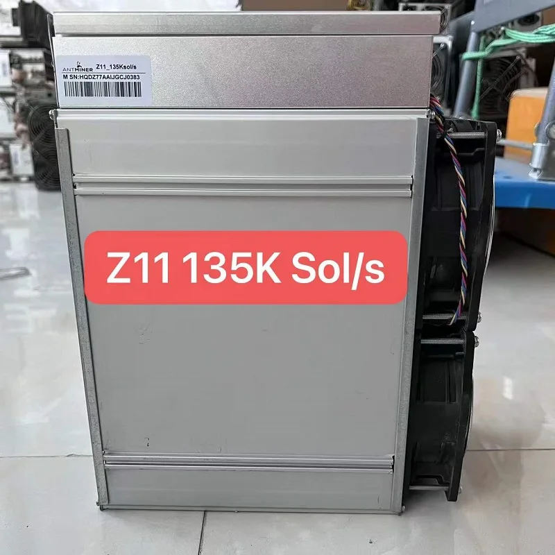 

Free Ship Used Whatsminner Z11 135K Sol/s Asic Miner 1418W Equihash Zcash ZEC Miner Machine Include APW7 PSU Bitmain Antminer