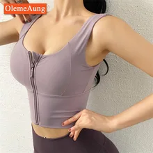 Soutien gorge de sport pour femmes, sans couture, à fort Impact, Yoga, Fitness, haut, sous vêtements, Push up, vêtements de sport  (4)