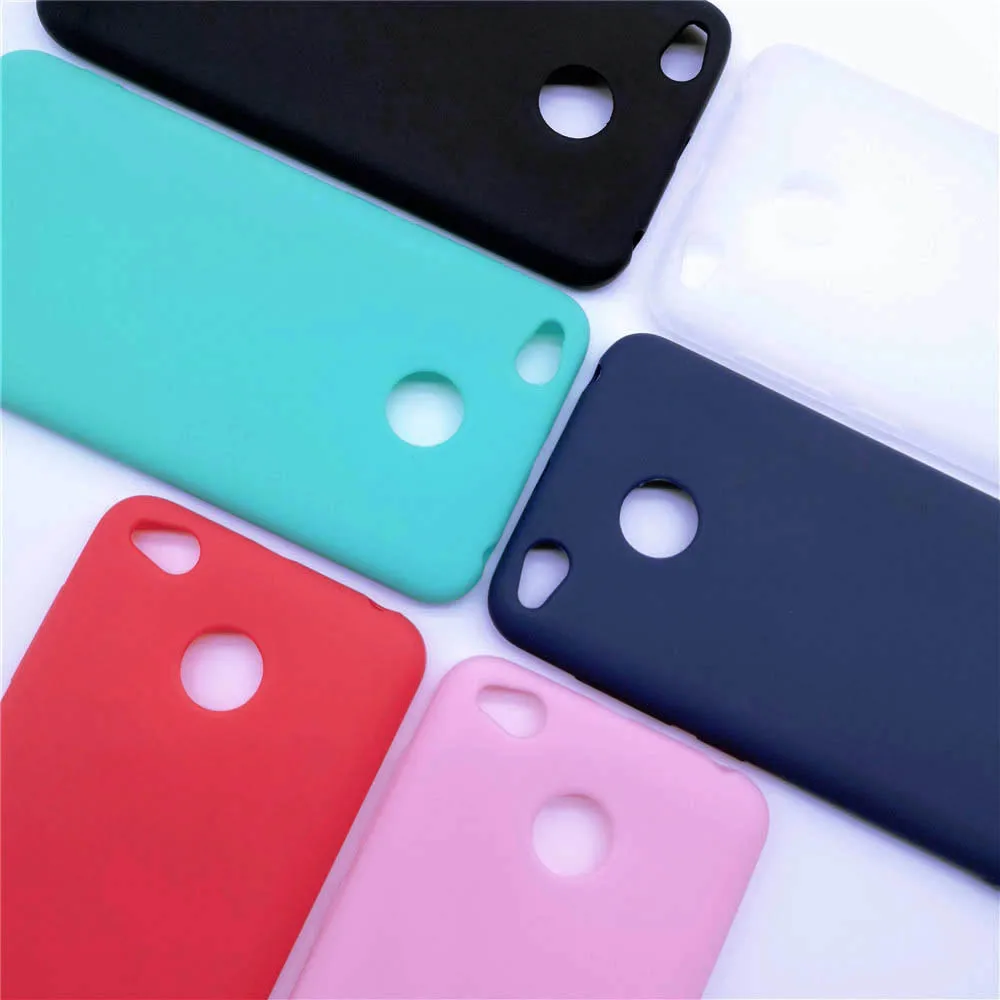 Чехол для Xiaomi Redmi 4x чехол матовый Мягкий ТПУ ультра тонкий бампер на Силиконовый