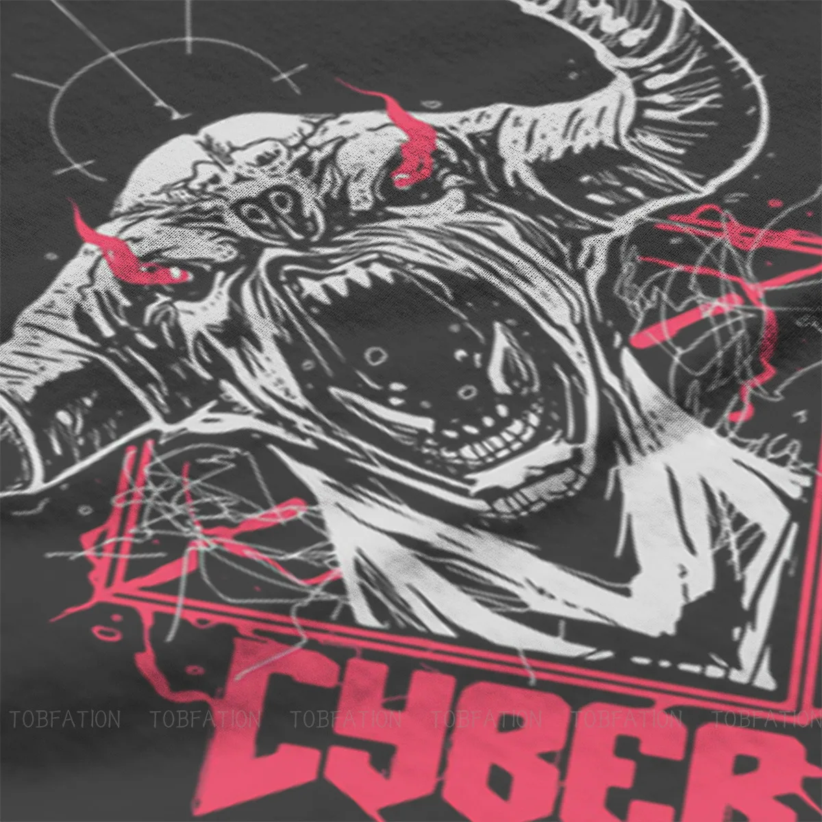 Мужская футболка Cyberdemon с надписью Doom вечный убийца Ад дум Серафим игра круглый