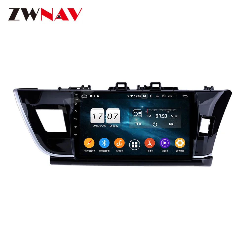 Для Toyota Corolla 2011-2015 2016 Android IPS экран PX6 DSP автомобильный без DVD GPS мультимедийный плеер
