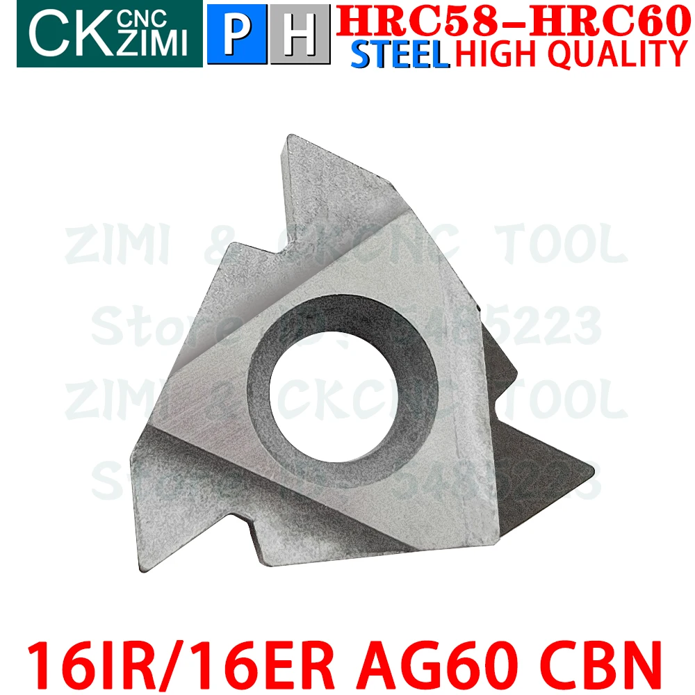 16IR AG60 CBN 16ER кубический нитрид бора вставки Внутренние Внешние резьбовые Токарные
