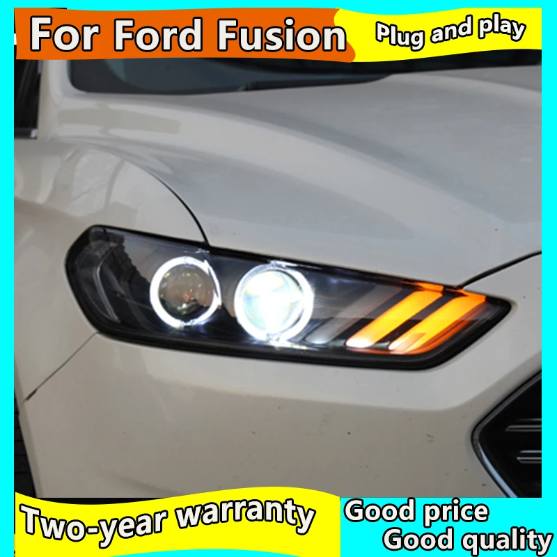 Автомобильный Стайлинг для Фар Ford Fusion 2013 2017 Mondeo DRL Mustang Дизайн Hid динамический