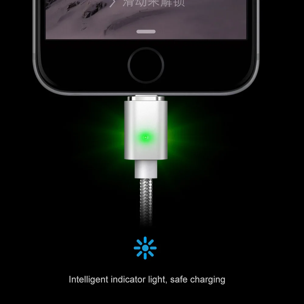 

5A Magnetic Charger USB Data Charging Cable for IPhone Micro USB Type C Mobile Phone Fast Charge Magnet Charger USB Cable 3 Plug