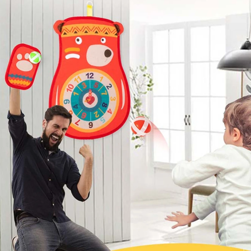 

Kid Safe Dart Board Target Toy Parent-child Interactive Game Montessori Educational Indoor Darts Throwing Sports Toy -40