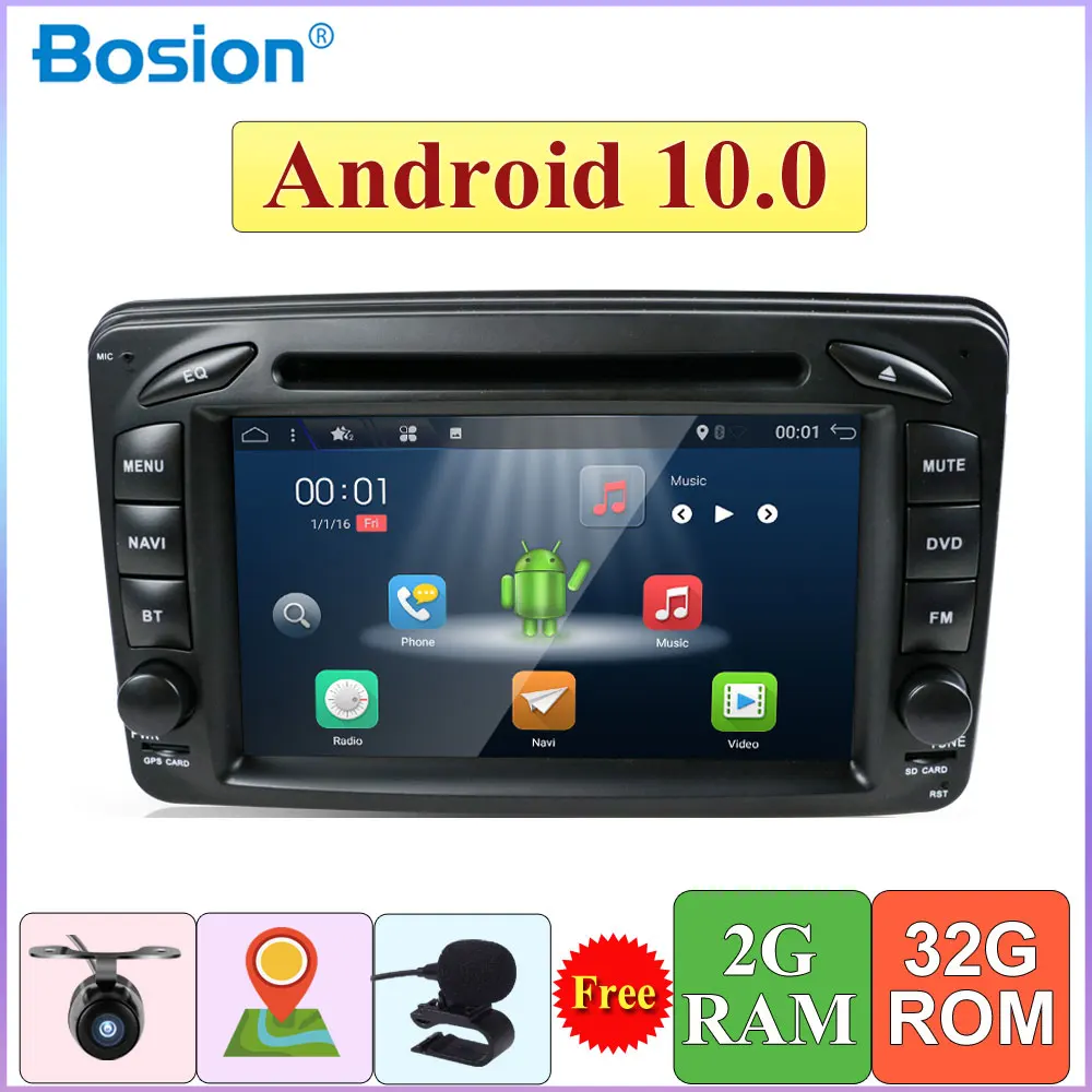 GPS Navi Радио 2 Din для Mercedes Benz W209 W203 W168 W463 W163 м мл виано W639 Вито Vaneo E W210 Android 10 0