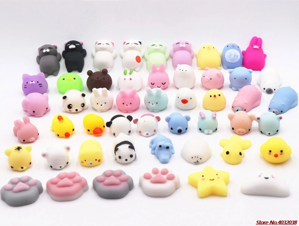 Squishys Squishies Кот медведь Пингвин кролик крокодил Снеговик олененок Oyuncak забавные