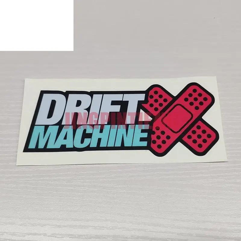 Interesting Drift Machine Red Bandage Cartoon Car Stickers Scratch-Proof Decal Bumper Waterproof VAN Graphics | Автомобили и