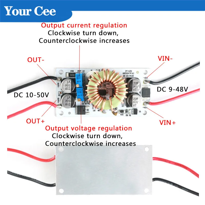 DC-DC модуль питания повышающий преобразователь постоянного тока мобильный