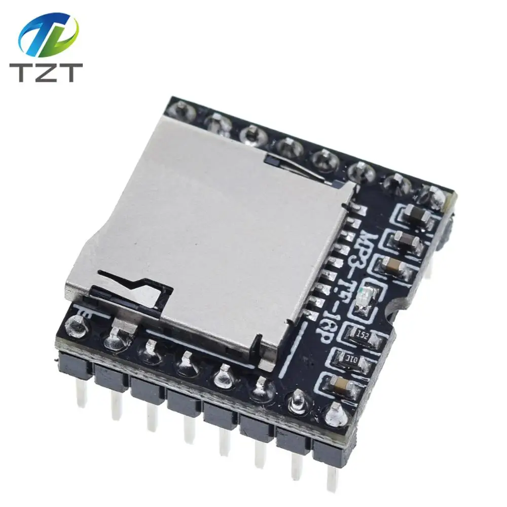 DFPlayer мини модуль MP3 плеера плата декодирования голоса Sup порт ing TF карта U Disk