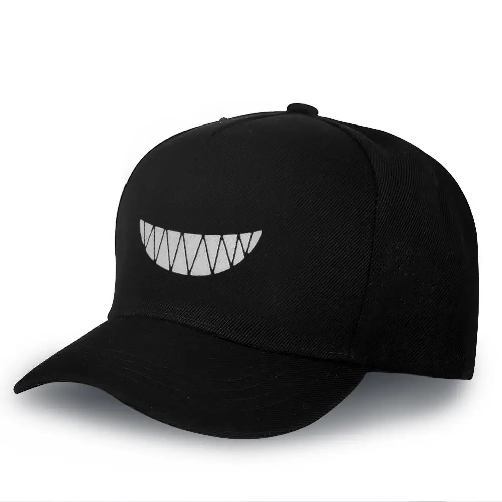 Черная флуоресцентная бейсбольная кепка Tusk Snapback подарок на Хэллоуин
