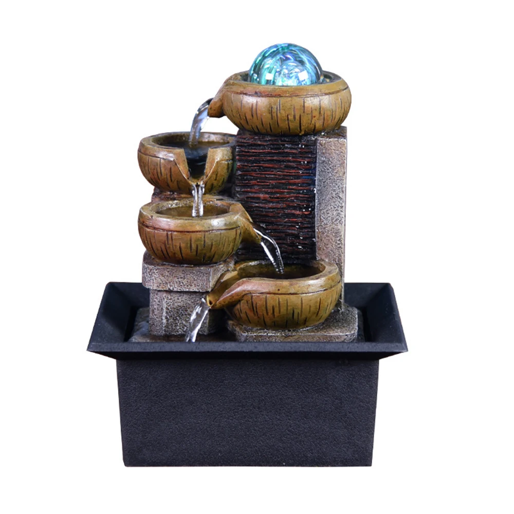 Китайский Стиль небольшой релаксации водопад 3-ступенчатое маленький водяной