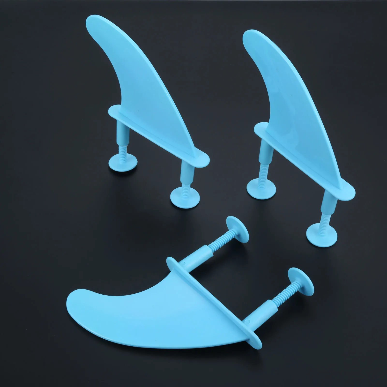 3 шт. Пластик с мягким верхом Плавник для серфинга производительность плавник