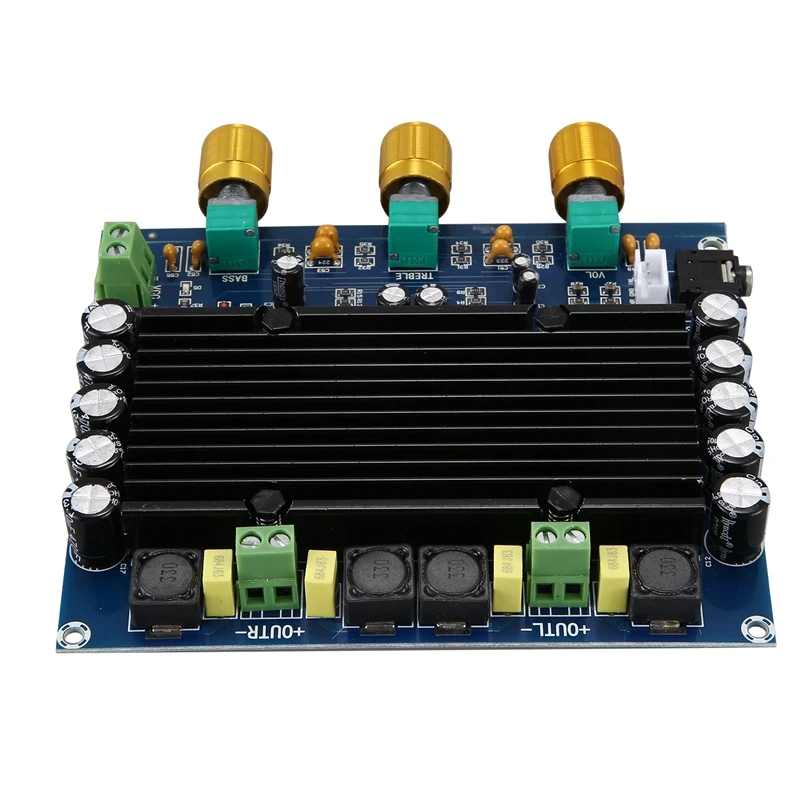 High Power Amplifiers Dual Chip TPA3116D2 150W x 2 Digital Amplifier Board 12-24V Channel | Электроника