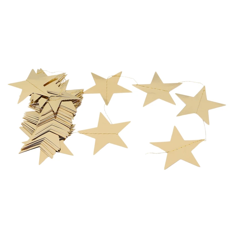 

105 Ft Glitter Star Paper Garland Banner Hanging Decoration Of Congrats Grad Wedding Birthday Festival Party Decoration