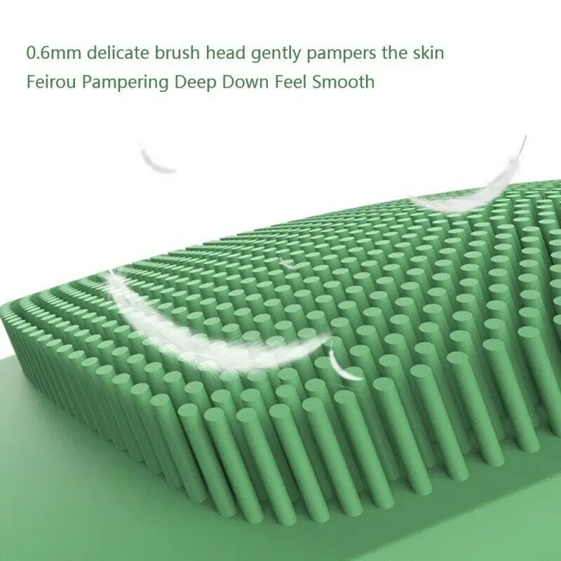 

Ultrasonic Pore Cleaner Rechargeable Silicone Facial Cleansing Brush Electric Face Washing Mini Waterproof