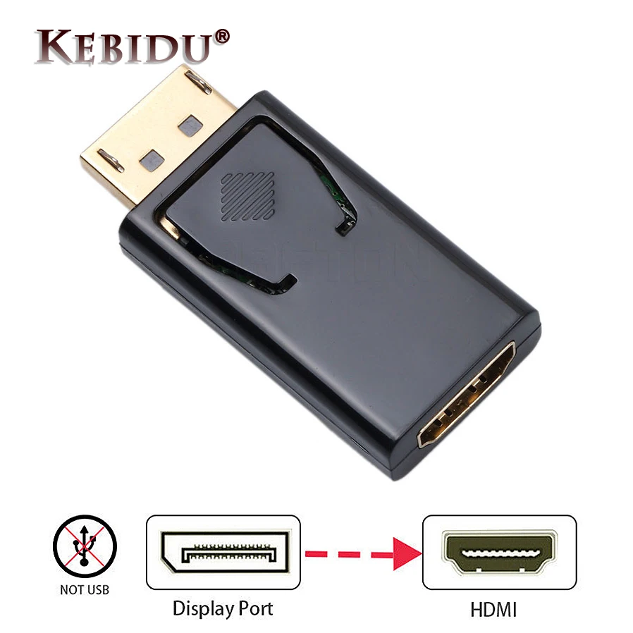 Порт дисплея Kebidu 1080P DP переходник Папа HDMI аудио видео разъем подходит для MacBook Pro