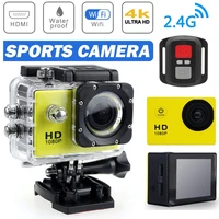 mini action camera ultra hd 4k wifi sports cmaera 2 0 inch screen 30m waterproof underwater recording camera action cam cameras