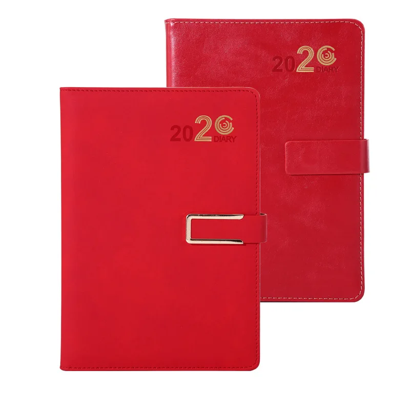 Записная книжка из искусственной кожи модная с ежемесячной целью и ежедневным