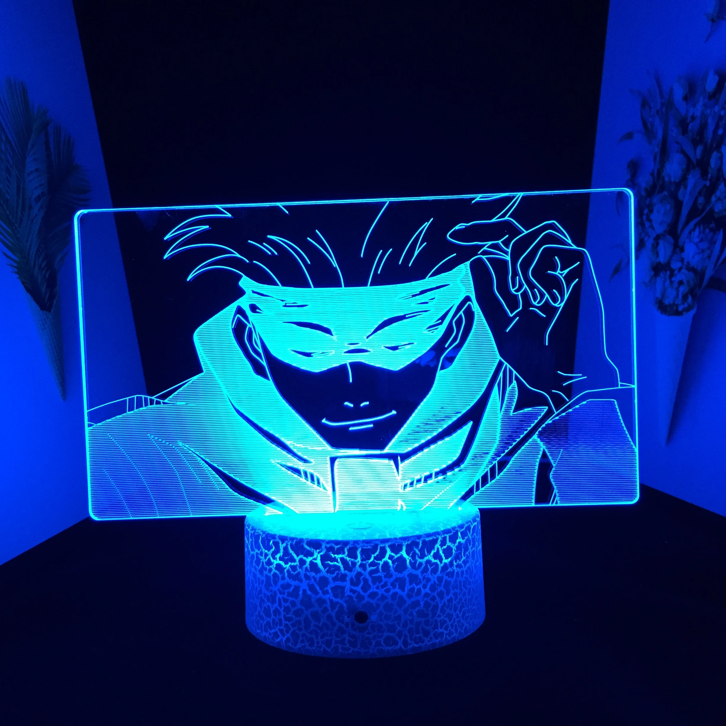 

Jujutsu Kaisen Gojo Satoru Newest 3D Lamp Ainme Figure LED Night Light for Bedroom Decoration Birthday Gift Manga Table Light