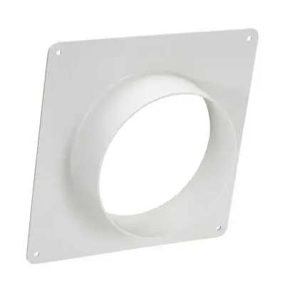 6Inch Duct Connector Flange ABS Plastic Mounting Plate Hose Pipe Adaptor | Vents